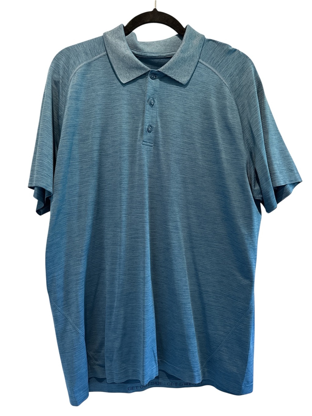 Lululemon Men's Blue Polo Shirt